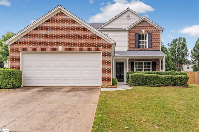 519 Peach Grove Pl, Mauldin, SC 29662 - traditional-style home featuring brick siding, driveway, and a garage