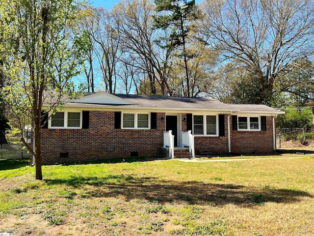 204 Sherondale Ln, Simpsonville, SC 29680 - ranch-style home featuring crawl space and brick siding