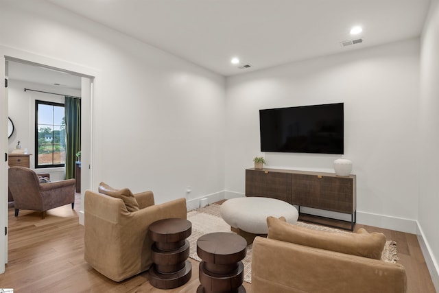 304 Waterford Fall Way, Simpsonville, SC 29681 - living room featuring light wood finished floors and recessed lighting