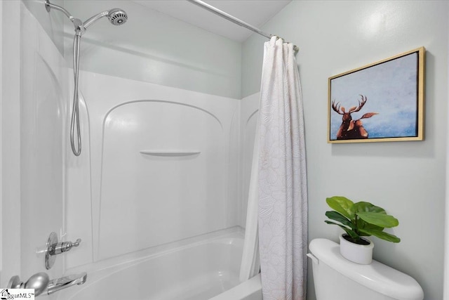 9 Springhead Way, Greer, SC 29650 - full bathroom featuring shower / bath combo and toilet