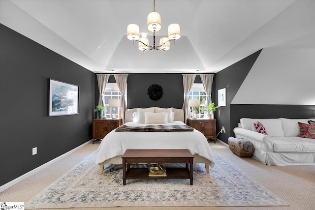 9 Springhead Way, Greer, SC 29650 - bedroom with carpet and a chandelier