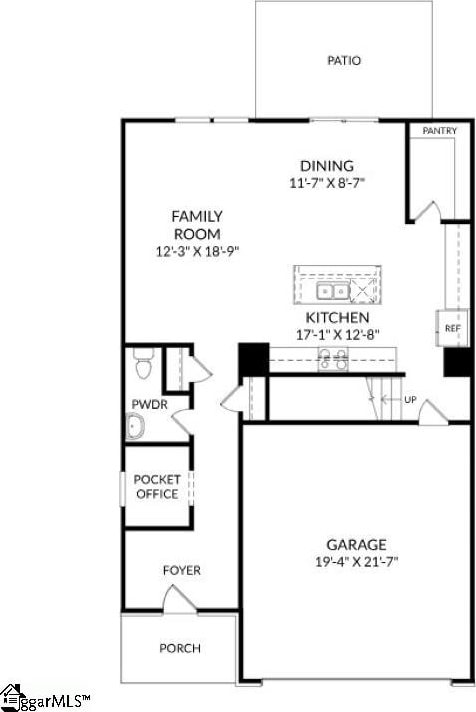 3106 Hillgate Trl, Boiling Springs, SC 29316 - view of floor plan / room layout