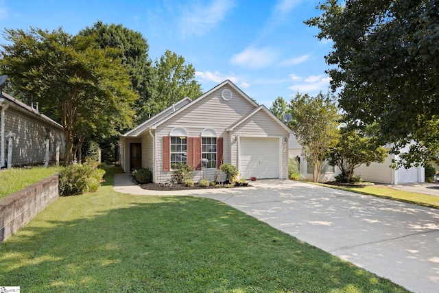 17 Lantern Ln, Greer, SC 29651 - single story home featuring concrete driveway, a front lawn, and an attached garage