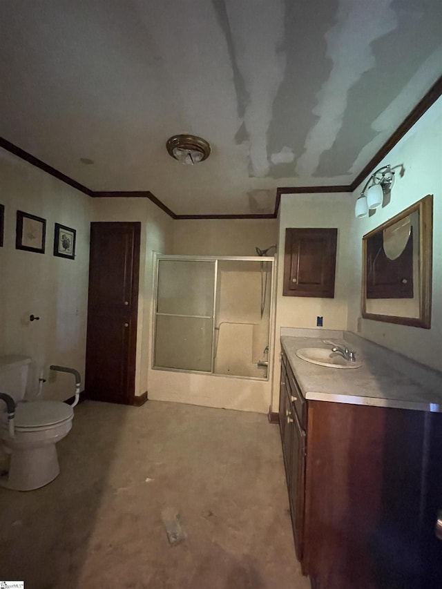 875 Love And Care Rd, Six Mile, SC 29682 - full bath featuring vanity and crown molding