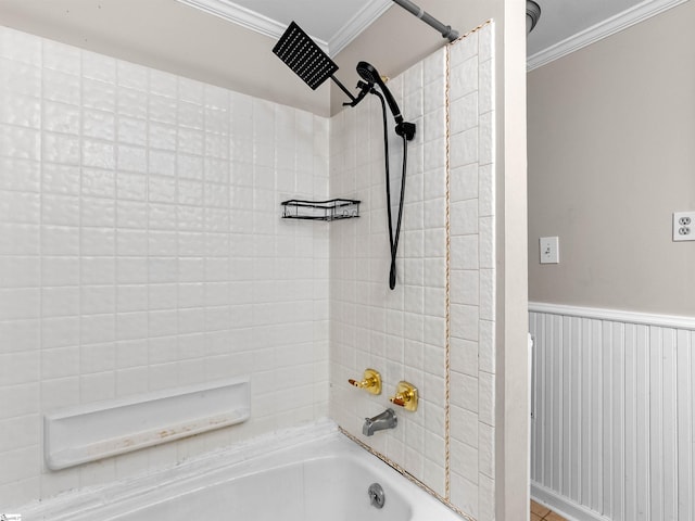 113 Commodore Dr, Duncan, SC 29334 - full bathroom with ornamental molding and bathtub / shower combination