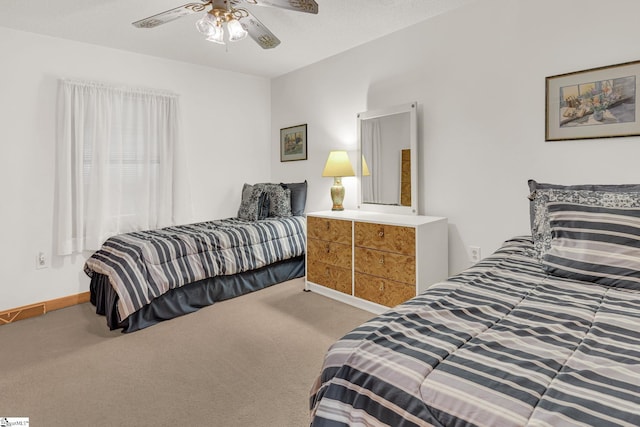 102 Linwood Ct, Simpsonville, SC 29681 - carpeted bedroom with a ceiling fan and baseboards