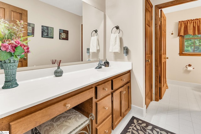 102 Linwood Ct, Simpsonville, SC 29681 - bathroom featuring vanity and tile patterned flooring