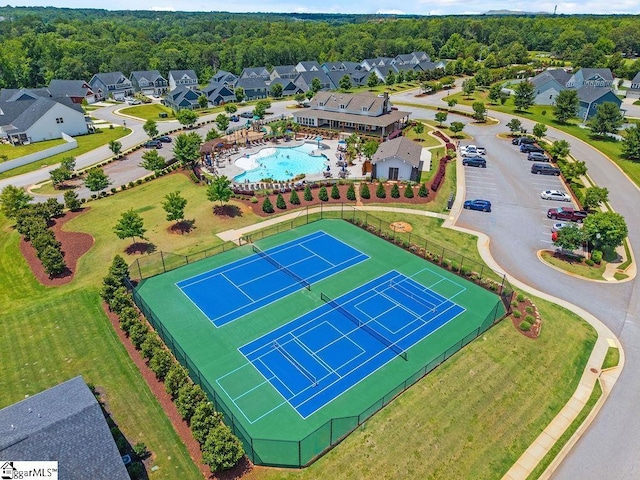 18 Yakama Way, Greenville, SC 29607 - aerial view of residential area with a pool area