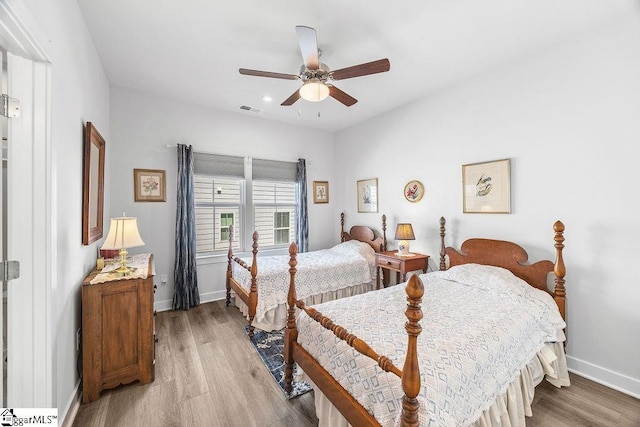 18 Yakama Way, Greenville, SC 29607 - bedroom with light wood-style flooring, recessed lighting, and ceiling fan