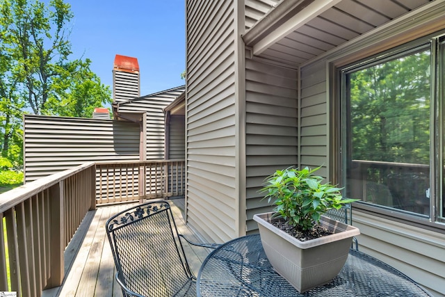 150 Stallings Rd Unit A1, Taylors, SC 19687 - view of wooden balcony featuring a deck