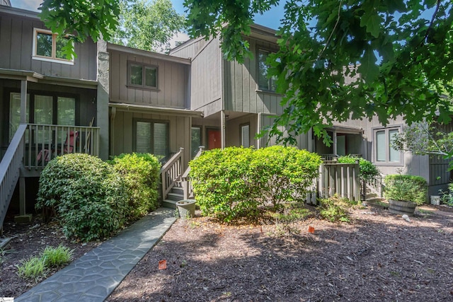 130 Inglewood Way, Greenville, SC 29615 - view of property with board and batten siding