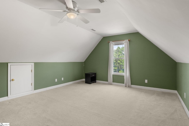 6 Nakkol Dr, Simpsonville, SC 29680 - bonus room featuring carpet floors, a ceiling fan, and lofted ceiling