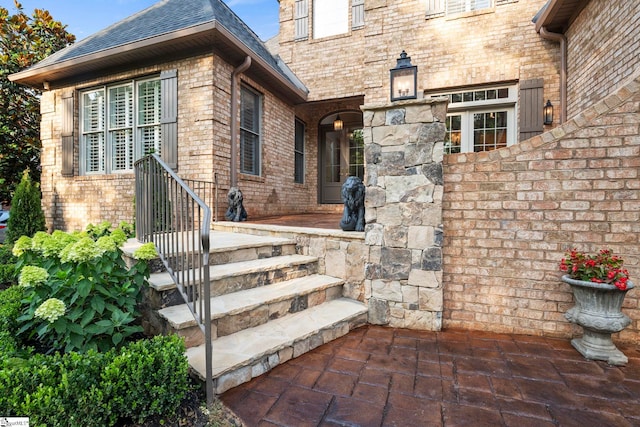 19 Hobcaw Dr, Greer, SC 29650 - view of exterior entry with brick siding
