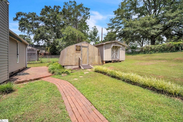 19 E Circle Ave, Greenville, SC 29607 - view of yard featuring a shed