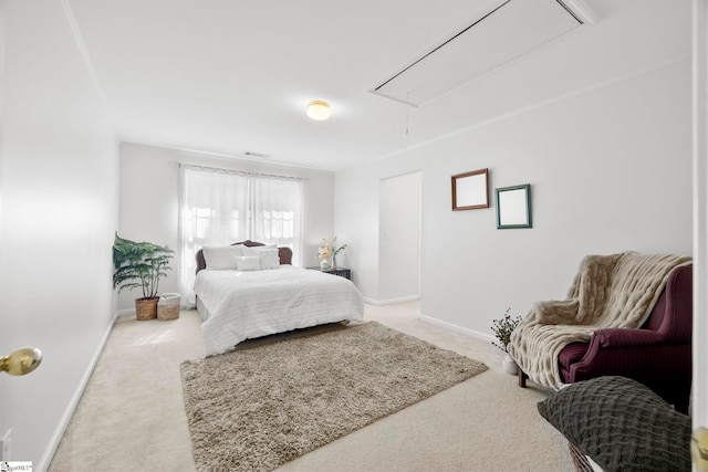 409 Summergreen Way, Greenville, SC 29607 - bedroom with attic access and carpet floors