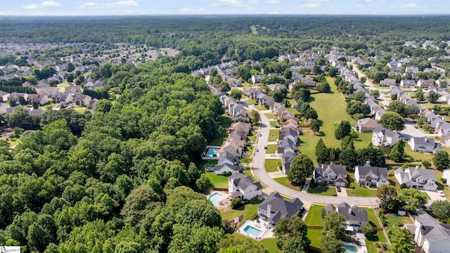 409 Summergreen Way, Greenville, SC 29607 - aerial view of residential area with a forest