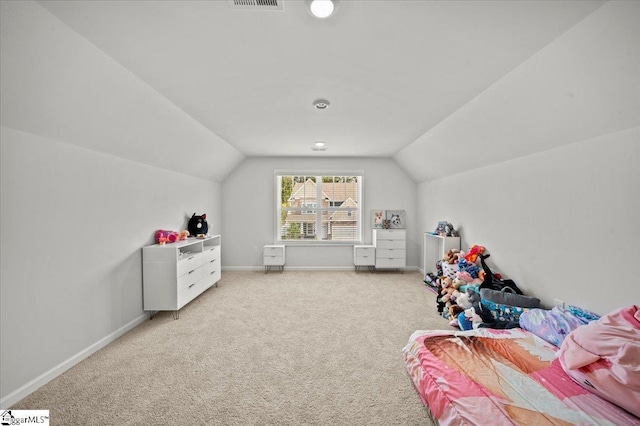 229 Layken Ln, Woodruff, SC 29388 - carpeted bedroom featuring lofted ceiling