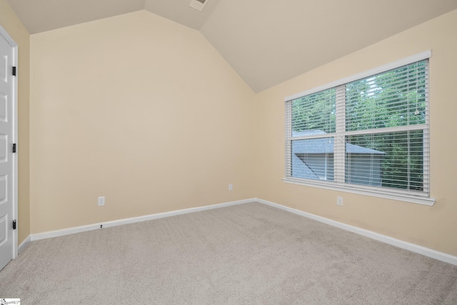 330 Mansfield Ln, Greer, SC 29650 - unfurnished room featuring lofted ceiling and light colored carpet