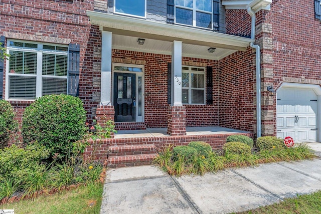 330 Mansfield Ln, Greer, SC 29650 - entrance to property featuring a porch and brick siding