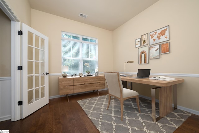330 Mansfield Ln, Greer, SC 29650 - office space featuring hardwood / wood-style floors and baseboards