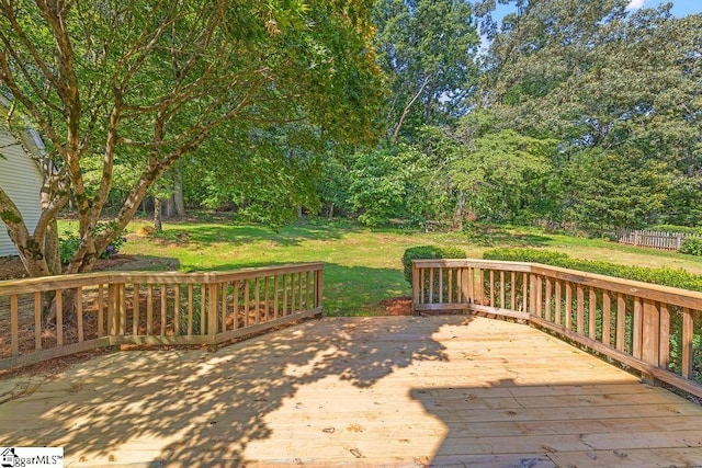 1117 Briarwood Dr, Easley, SC 29642 - deck featuring a yard