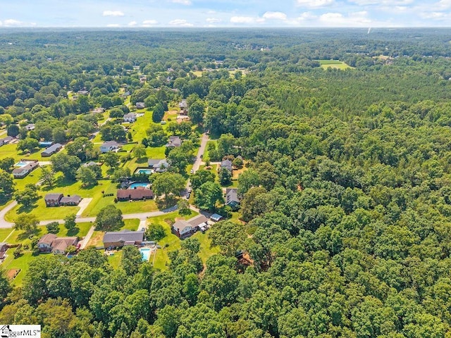 1117 Briarwood Dr, Easley, SC 29642 - bird's eye view of a heavily wooded area