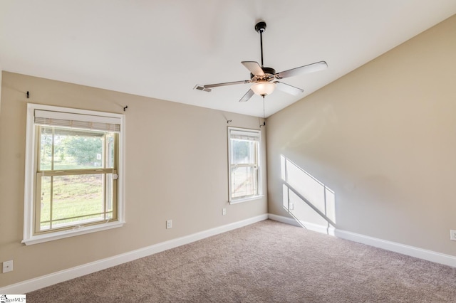 121 Stanmoore Dr, Anderson, SC 29621 - carpeted empty room featuring baseboards and a ceiling fan