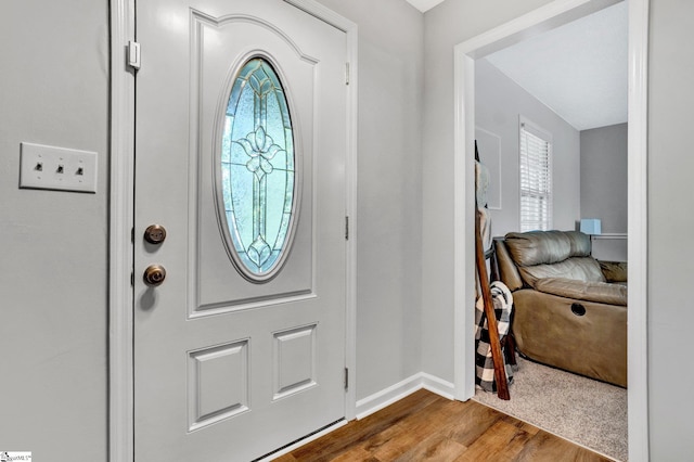 203 Camellia Ln, Simpsonville, SC 29681 - entryway featuring wood finished floors and baseboards