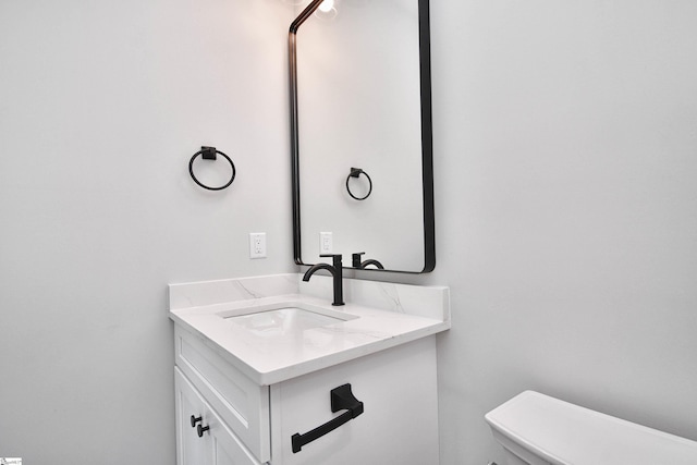 72 Seminole Dr, Simpsonville, SC 29680 - bathroom featuring vanity and toilet