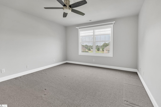 528 Carolee Way, Greer, SC 29651 - spare room with carpet and a ceiling fan