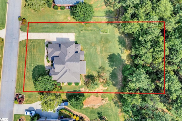 528 Carolee Way, Greer, SC 29651 - view of property location featuring property parcel outlined