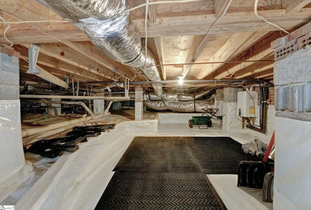 163 Tupelo Dr, Greer, SC 29651 - below grade area featuring tankless water heater