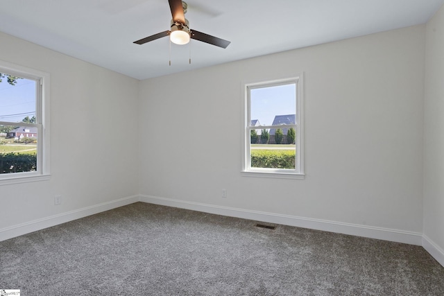 223 Speedway Dr, Fountain Inn, SC 29644 - spare room with carpet and a ceiling fan