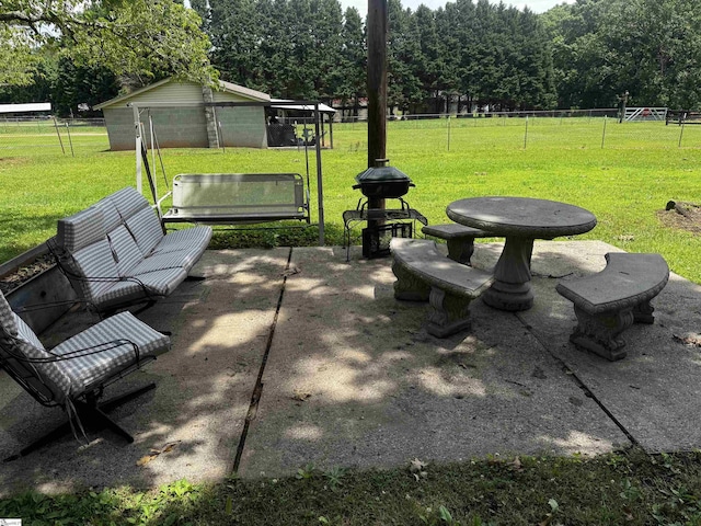 228 Styles Rd, Taylors, SC 29687 - view of patio / terrace featuring a grill