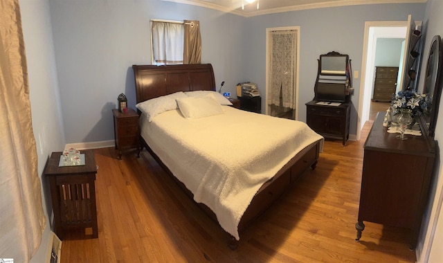 228 Styles Rd, Taylors, SC 29687 - bedroom with ornamental molding and wood finished floors
