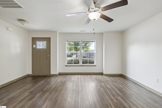 235B Pendleton Rd, Clemson, SC 29631 - entrance foyer featuring wood finished floors and ceiling fan