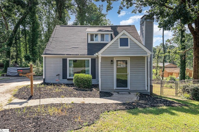 2 Line St, Taylors, SC 29687 - view of front of property featuring a chimney