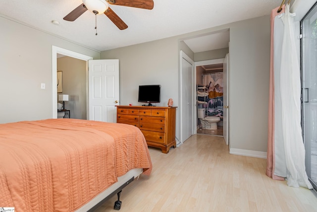 2 Line St, Taylors, SC 29687 - bedroom with light wood-type flooring and ceiling fan