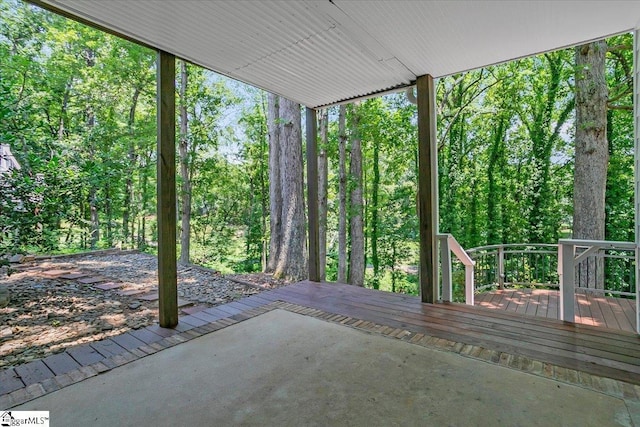 100 Whittlin Way, Taylors, SC 29687 - view of patio featuring a deck