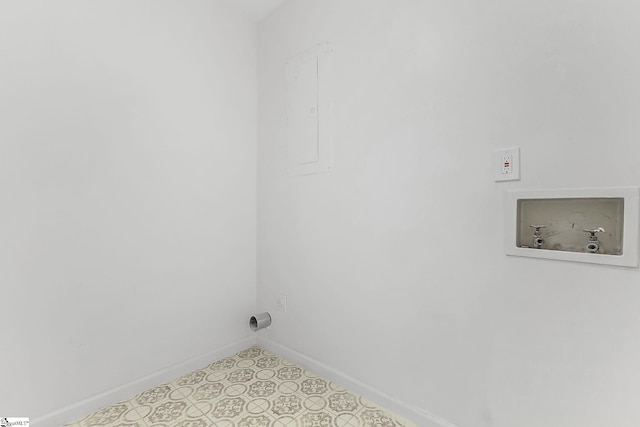 103 Gaithburg Sq, Taylors, SC 29687 - washroom featuring washer hookup and electric panel