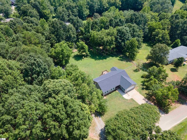 262 Bagwell Dr, Pauline, SC 29374 - view from above of property featuring a forest
