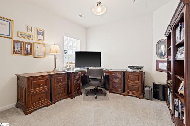506 Bellot Winds Dr, Duncan, SC 29334 - carpeted office space with attic access and baseboards