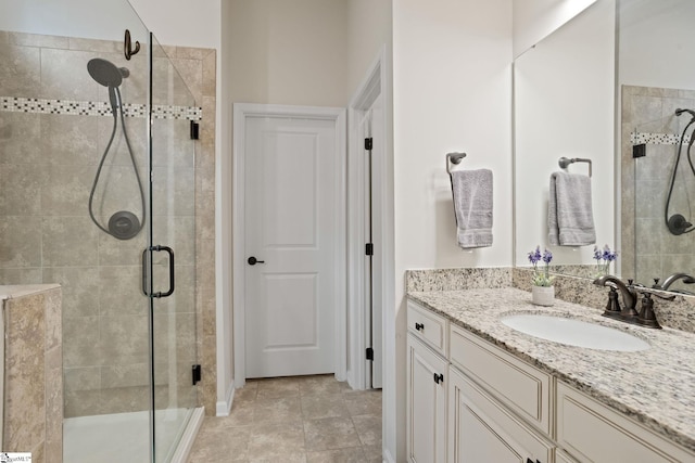 506 Bellot Winds Dr, Duncan, SC 29334 - full bath with vanity and a stall shower