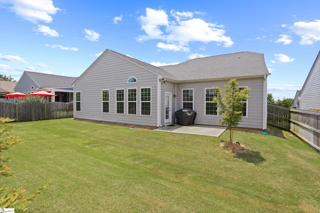 506 Bellot Winds Dr, Duncan, SC 29334 - rear view of property featuring a patio and a fenced backyard