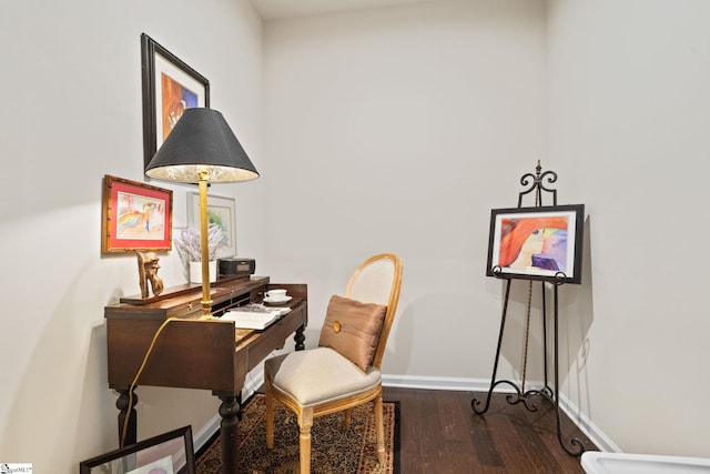 506 Bellot Winds Dr, Duncan, SC 29334 - office with wood finished floors and baseboards