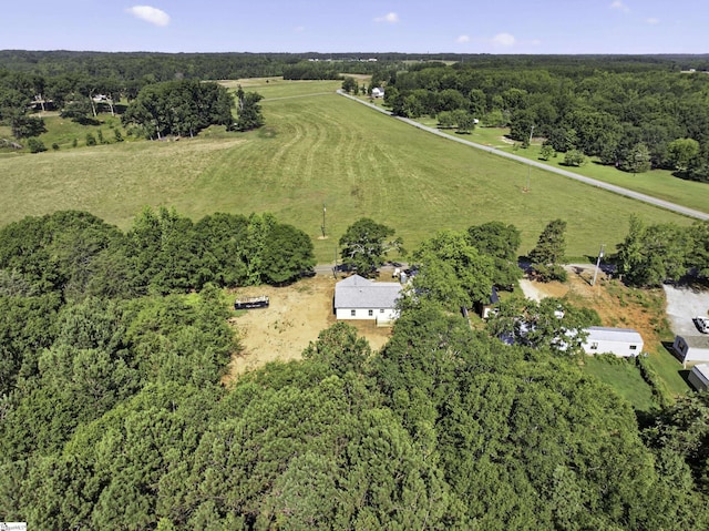 107 Toney Creek Rd, Belton, SC 29627 - aerial view of property and surrounding area with rural landscape and a forest