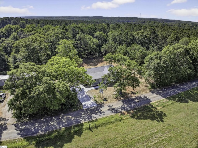 107 Toney Creek Rd, Belton, SC 29627 - view from above of property with a heavily wooded area