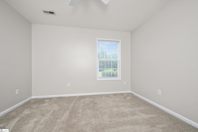 196 Reedy Fork Rd, Greenville, SC 29605 - carpeted spare room featuring baseboards and ceiling fan