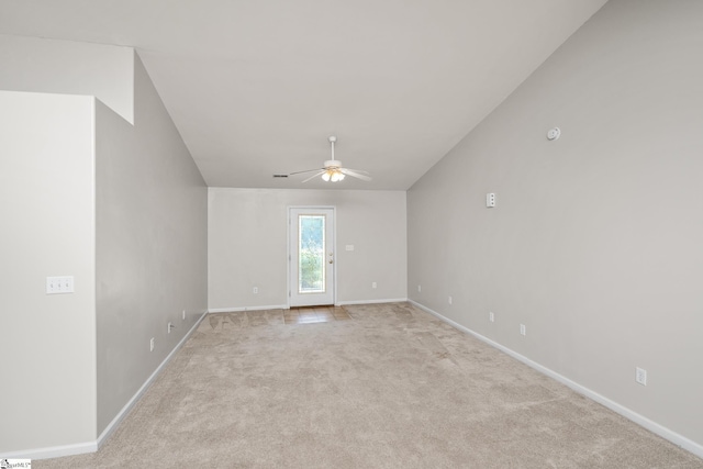 196 Reedy Fork Rd, Greenville, SC 29605 - unfurnished room with a ceiling fan and light carpet