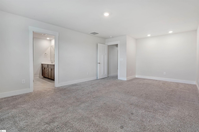 6 Shorncliffe Rd, Simpsonville, SC 29680 - empty room with recessed lighting and light colored carpet